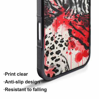 iPhone 17 Pro Max Case — Animal Print (black &amp; Animal Print, Customized Protective Case