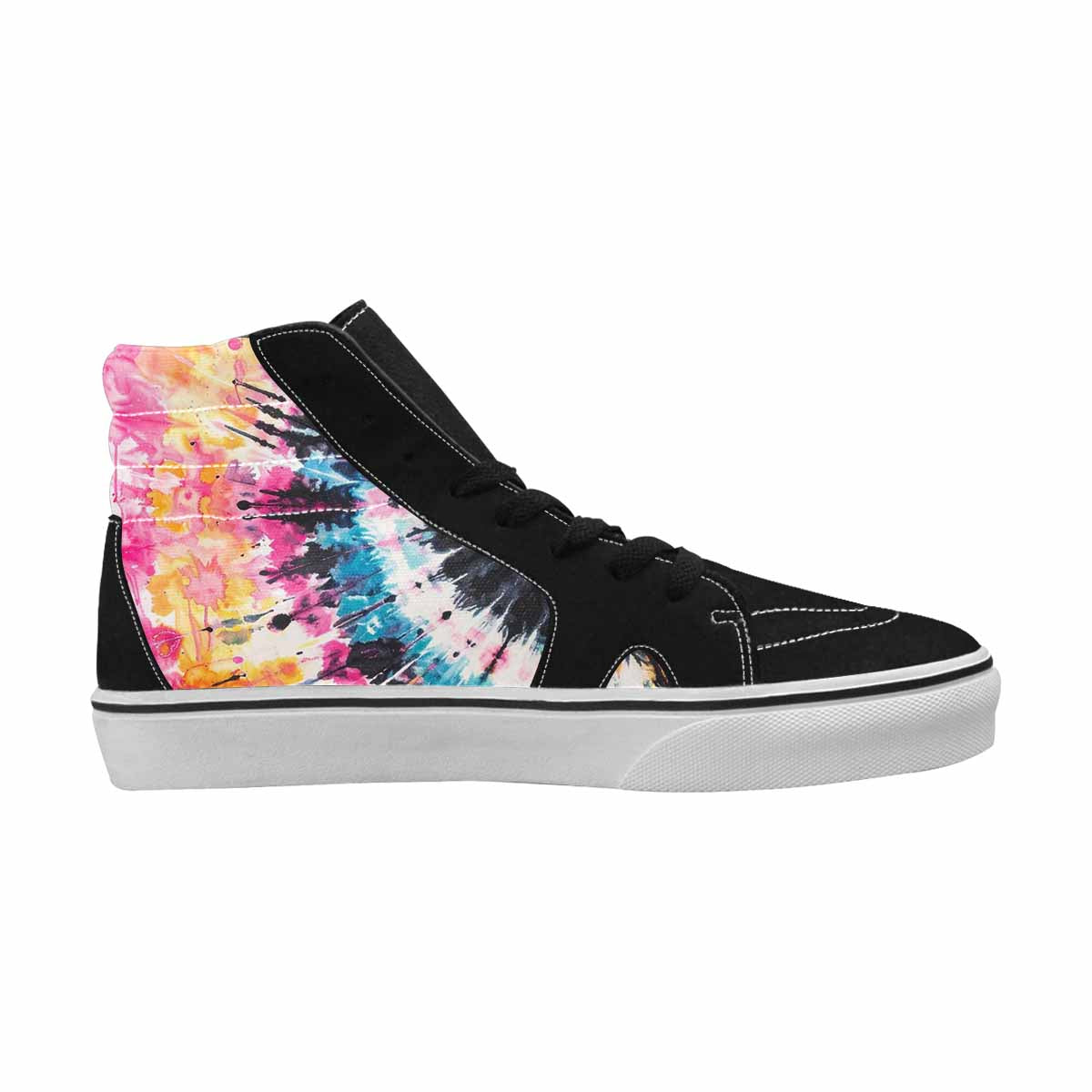 MEN'S Tie High Top Canvas Y2K Custom Shoes
