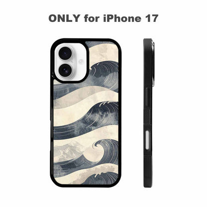 iPhone 17 Case — Vintage Americana Wave Retro Vintage, Custom Print Case Cover