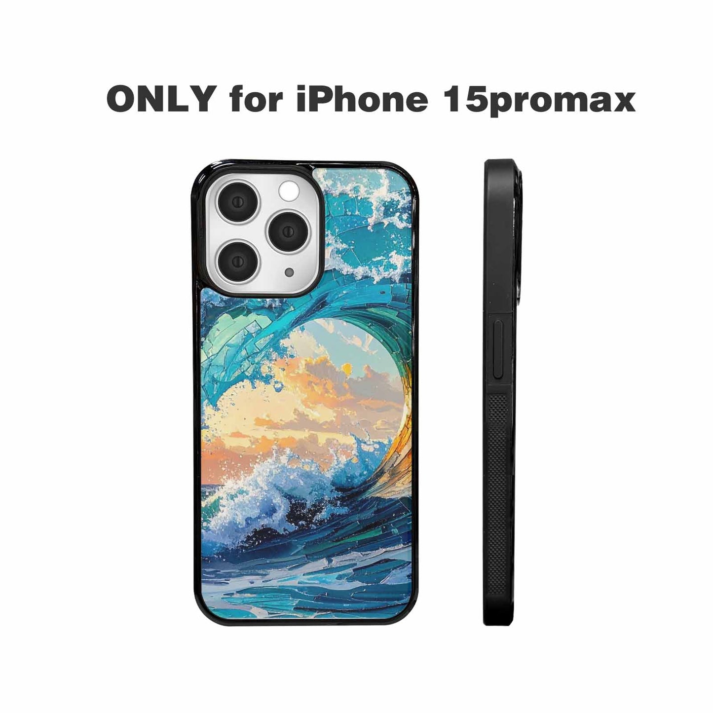 iPhone 15 Pro Max Case — Wave Crest Splash Wave Crest Splash, Customized Protective Case