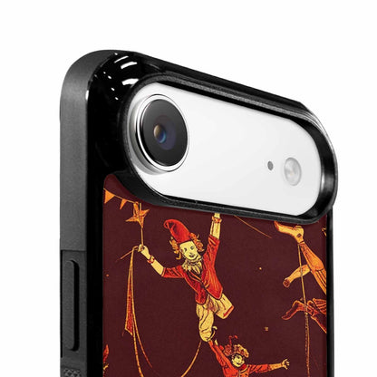 iPhone 17 Air Case — Vintage Circus Art Pattern Retro Vintage, Custom Printed Phone Case