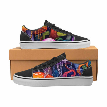 WOMEN'S More Overlapping Ontop Each Lace-Up Canvas Aesthetic Custom Shoes