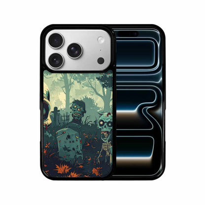 iPhone 17 Pro Case — Halloween Zombie Horror Repeat Lots Gothic, Custom Made Phone Cover