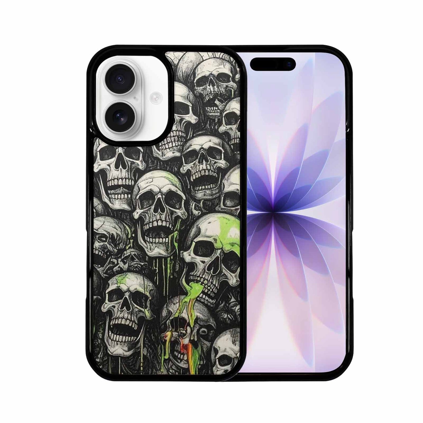 iPhone 17 Case — Rainbow From Skull\'s Mouth Gothic Skulls, Custom Designed Case Cover