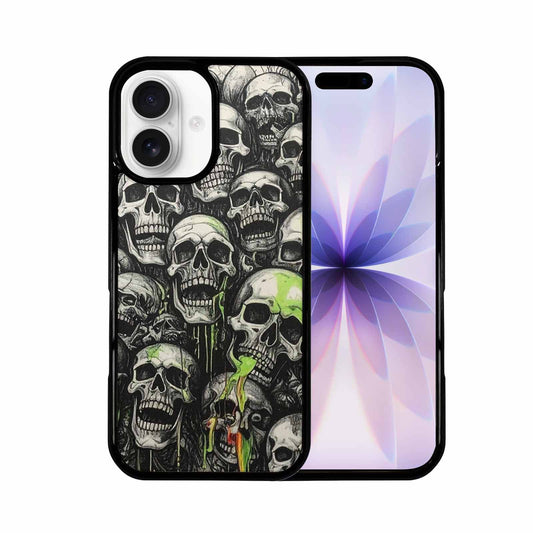 iPhone 17 Case — Rainbow From Skull\'s Mouth Gothic Skulls, Custom Designed Case Cover