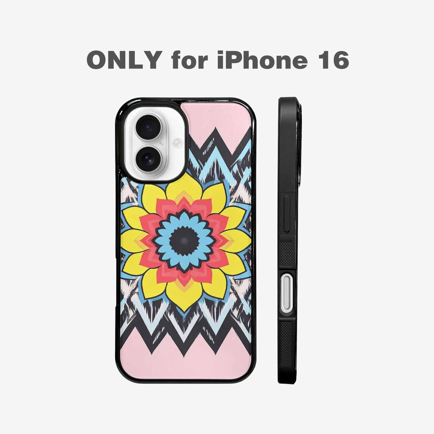 iPhone 16 Case — 1960s Mod Cartoon Art Pattern, Custom Designed Case Cover