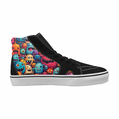 MEN'S Monsters (general) Cartoon Monst High Top Canvas Cottagecore Sneakers