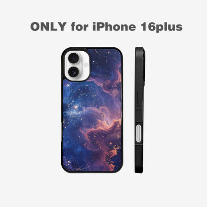 iPhone 16 Plus Case — Nebula Texture With Dense Star Cluster, Custom Print Case Cover
