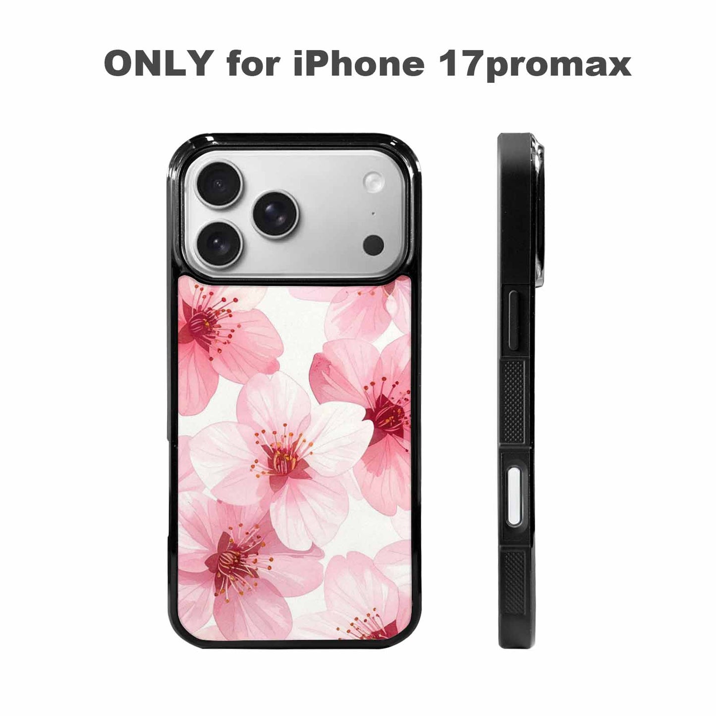 iPhone 17 Pro Max Case — Japanese Cherry Blossom Pattern, Floral, Personalized Phone Case