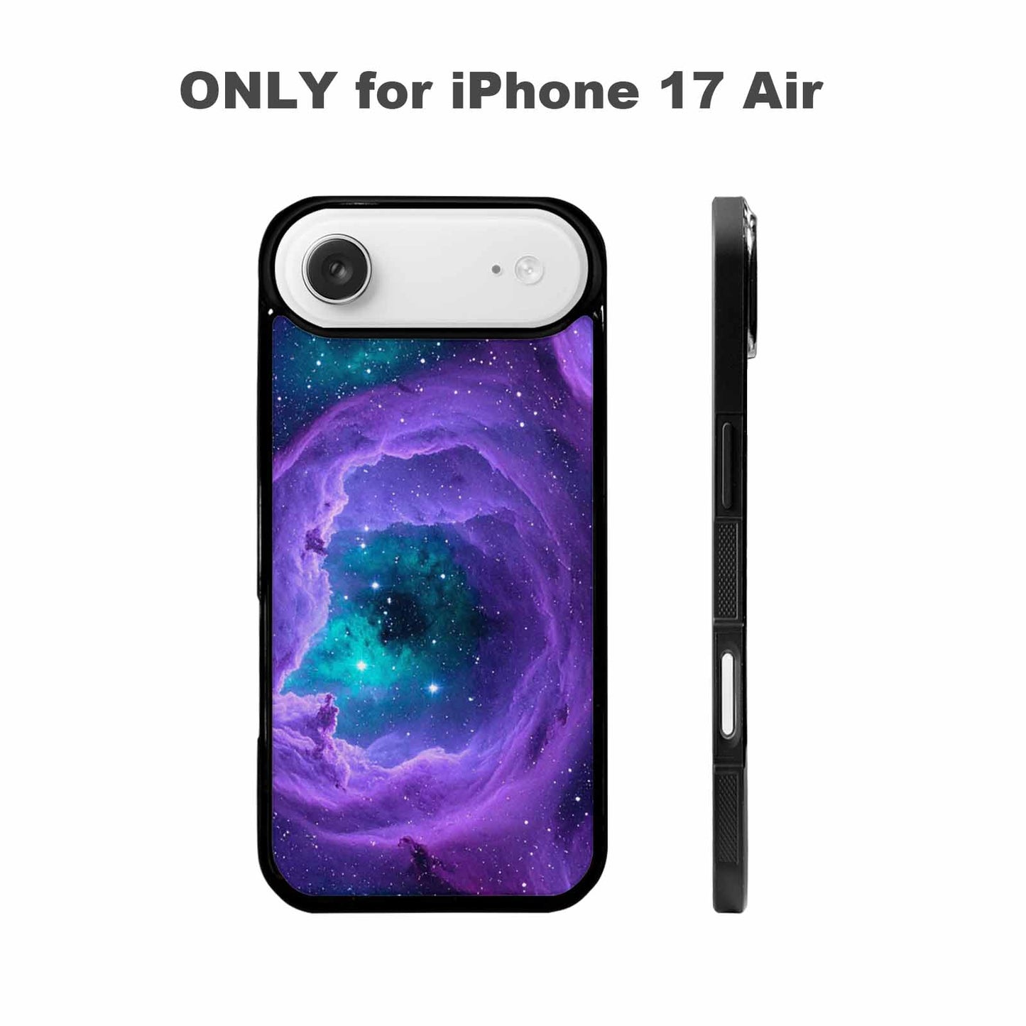 iPhone 17 Air Case — Seamless Tileable Pattern Of Swirling Galaxy, Custom Art Phone Cover