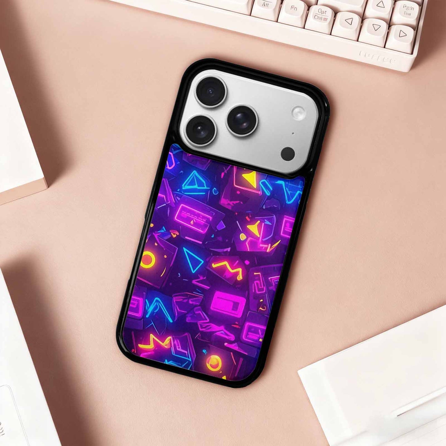 iPhone 17 Pro Case — Retro Motif Retro Motifs Mzd Retro, Personalized Phone Case