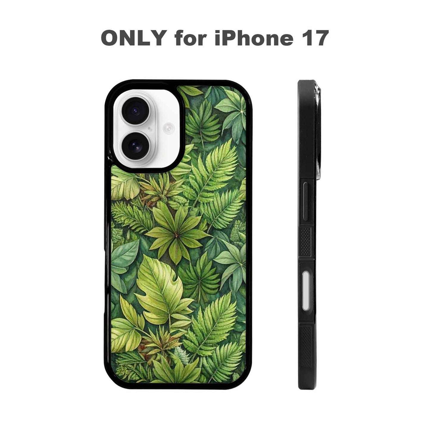 iPhone 17 Case — Small Seven Point Palmate Floral, Unique Phone Case Design