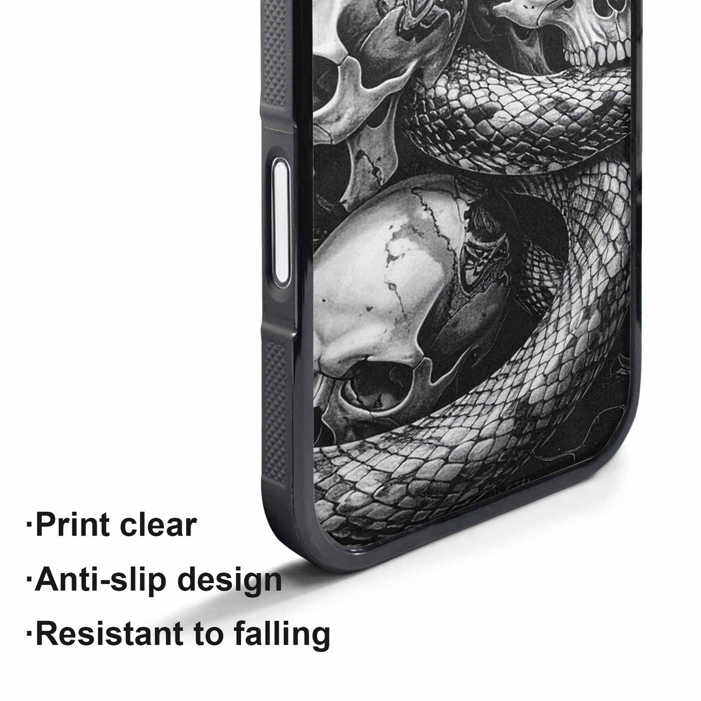 iPhone 17 Air Case — Skull Dark Art Gothic Print Gothic, Custom Phone Case