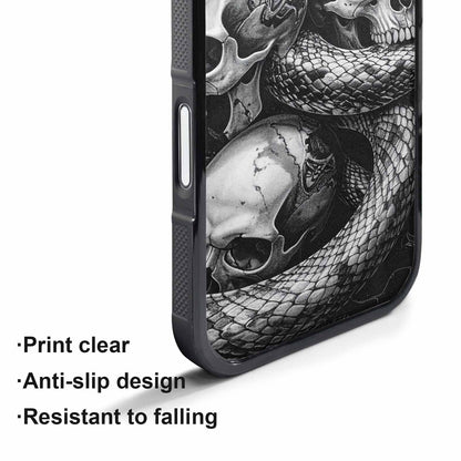 iPhone 17 Air Case — Skull Dark Art Gothic Print Gothic, Custom Phone Case