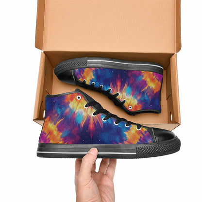 WOMEN'S Tie Dye Galaxy High Top Canvas Vivid Shoes