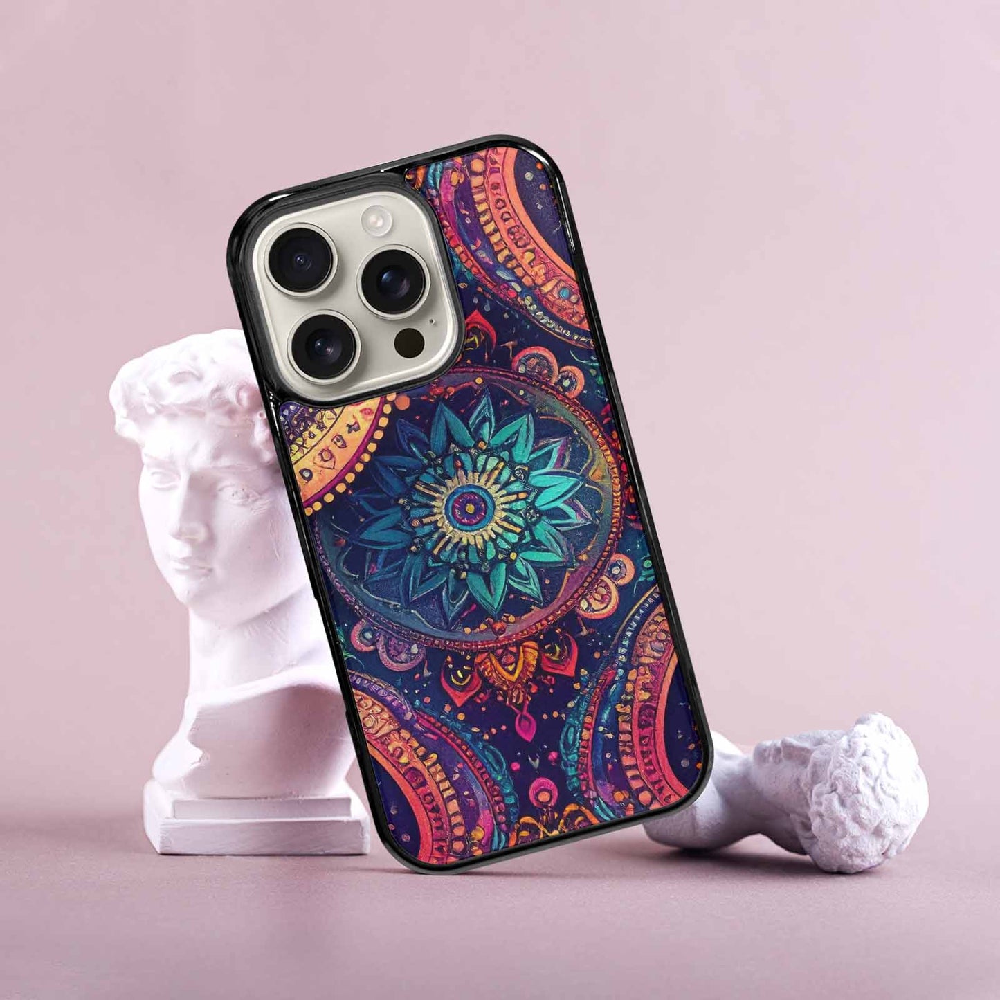 iPhone 16 Pro Case — Paisley Mandala, Unique Phone Case Design