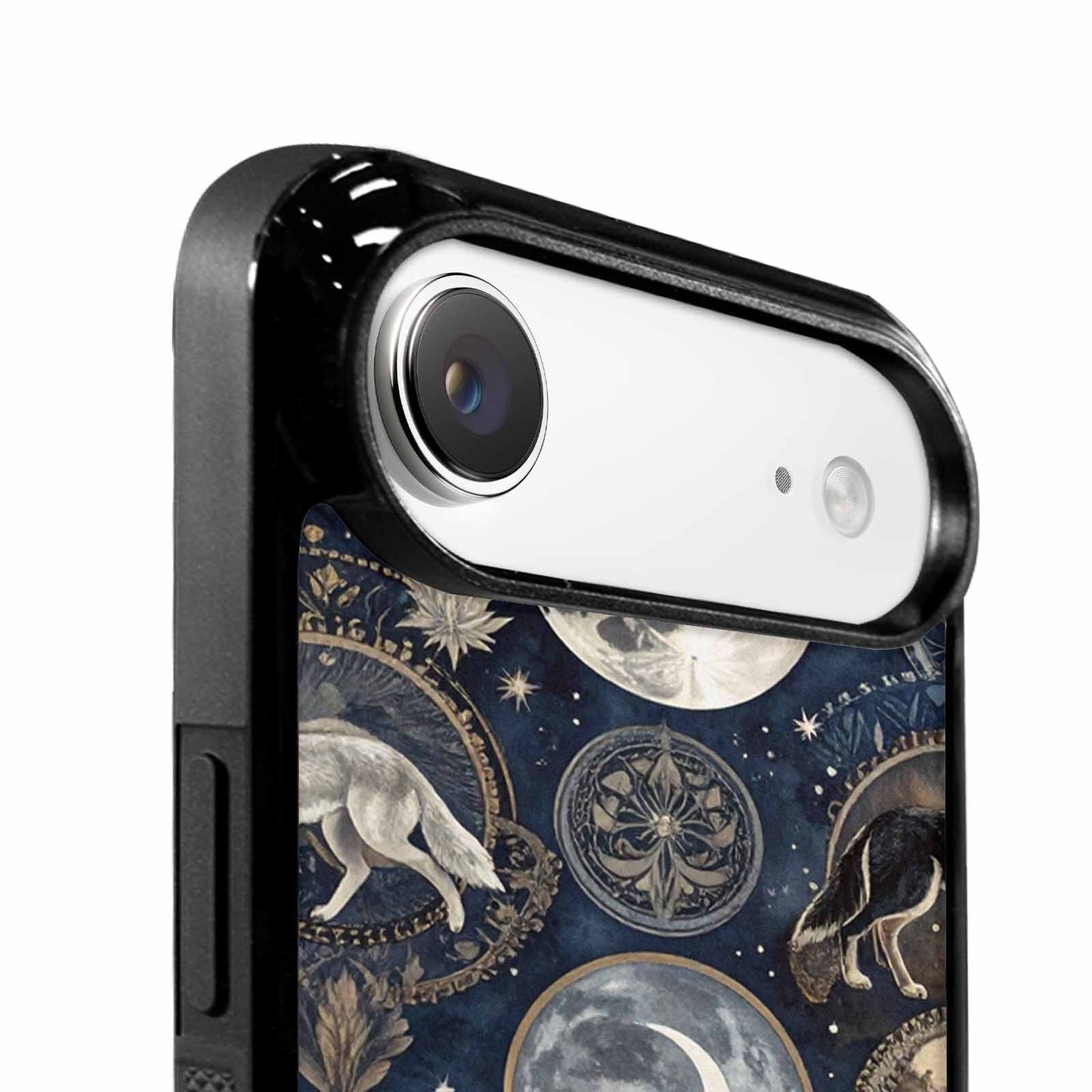 iPhone 17 Air Case — Wolves Everywhere Collage Overlap Small Original, Customized Protective Case