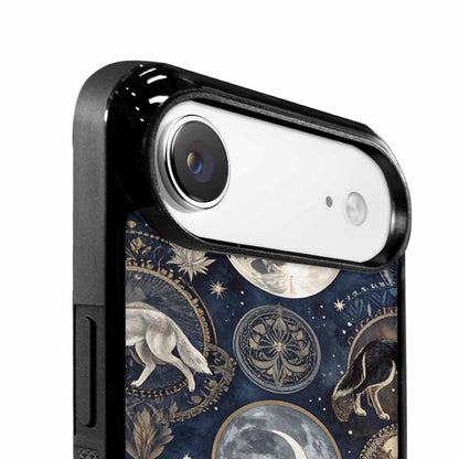 iPhone 17 Air Case — Wolves Everywhere Collage Overlap Small Original, Customized Protective Case