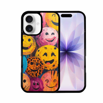 iPhone 17 Case — Smiley Faces Animal Printsmile Animal Print, Custom Phone Case