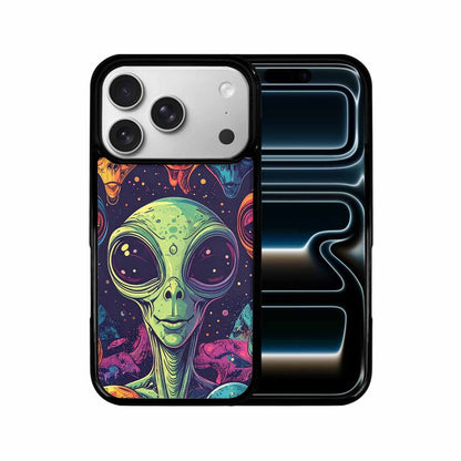 iPhone 17 Pro Case — Alien Ufo Cartoon Art Pattern Alien, Personalized Phone Case