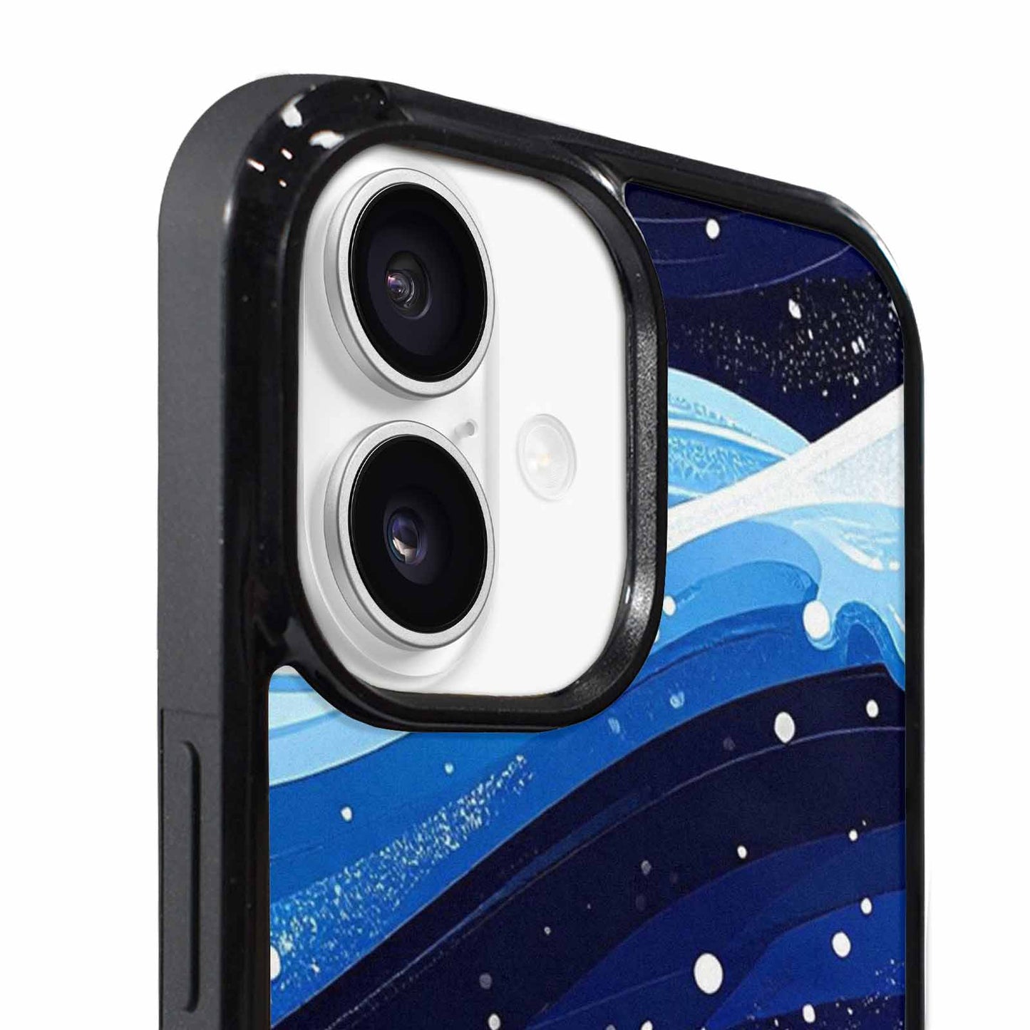 iPhone 17 Case — Glossy Winter Wave Cartoon Cute, Custom Designed Case Cover