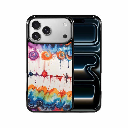 iPhone 17 Pro Max Case — Tie Dye Swirls Black Tie Dye, Custom Made Phone Cover