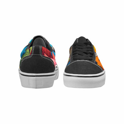 WOMEN'S Monsters (general) Cartoon Monst Lace-Up Canvas Dreamlike Shoes