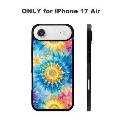 iPhone 17 Air Case — Small Tie Dye Swirl Pattern Tie, Original Design Phone Case