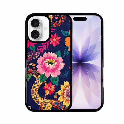 iPhone 17 Case — Snakes Print Floral Seamless Floral, Original Design Phone Case