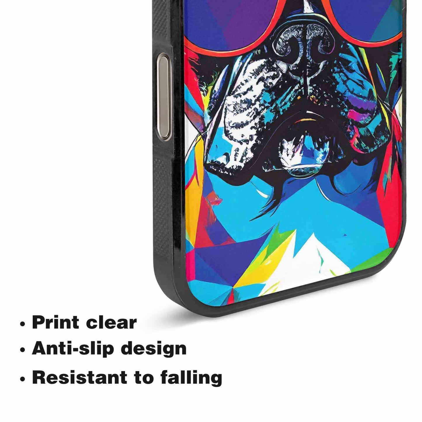 iPhone 16 Pro Max Case — French Bulldog Pop Art Pattern Personalized, Custom Printed Phone Case