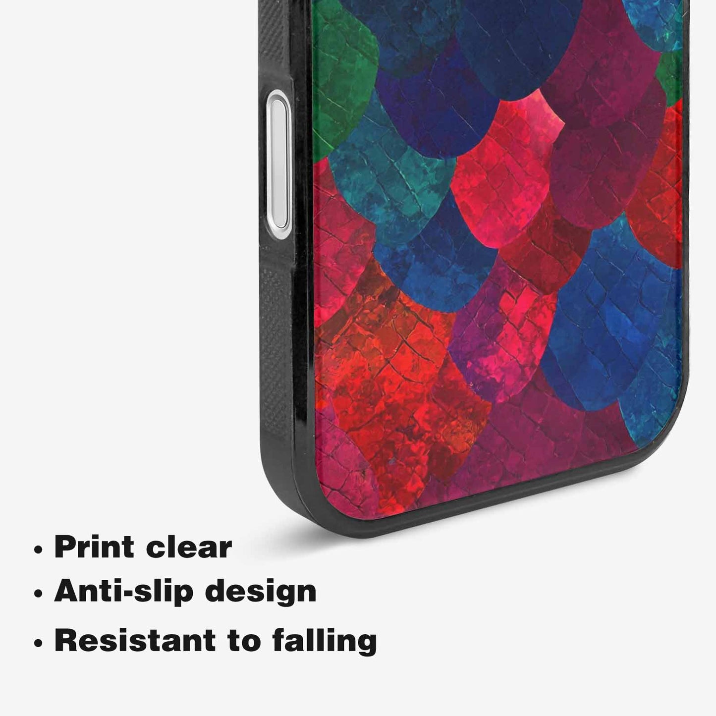 iPhone 16 Case — Snake Print Dark Seamless Pattern Vibrant, Original Design Phone Case