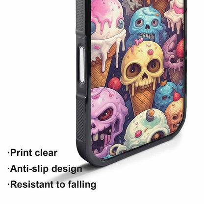 iPhone 17 Pro Max Case — Ice Cream Monsters Skullsmelti Gothic Skulls, Original Design Phone Case