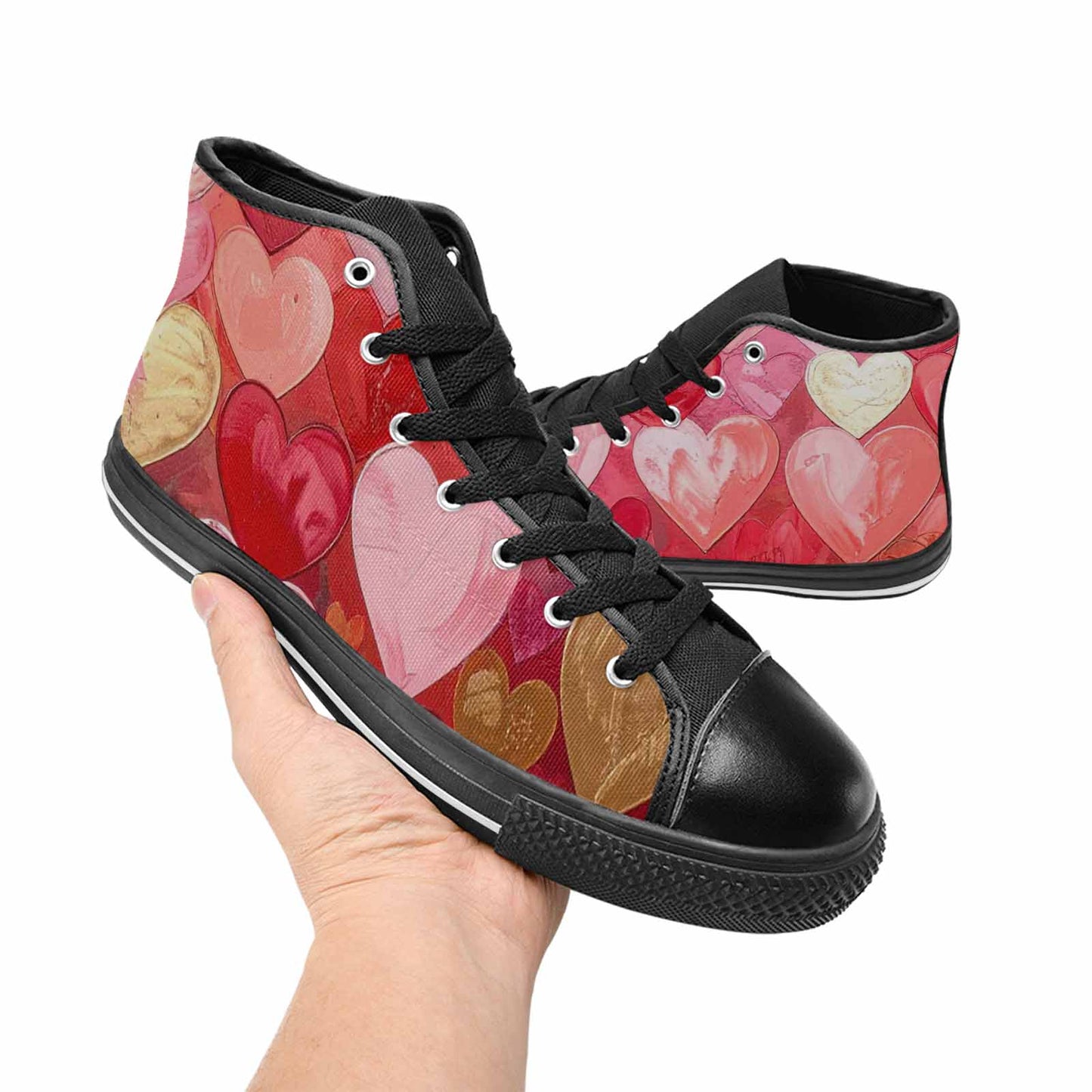 MEN'S No Words Or High Top Canvas Dark Academia Custom Shoes
