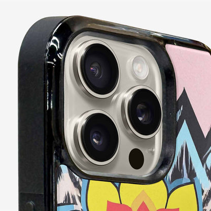 iPhone 16 Pro Case — 1960s Mod Cartoon Art Pattern, Unique Phone Case Design