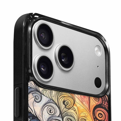 iPhone 17 Pro Max Case — Tie Dye Swirls (black Tie Dye, Original Design Phone Case