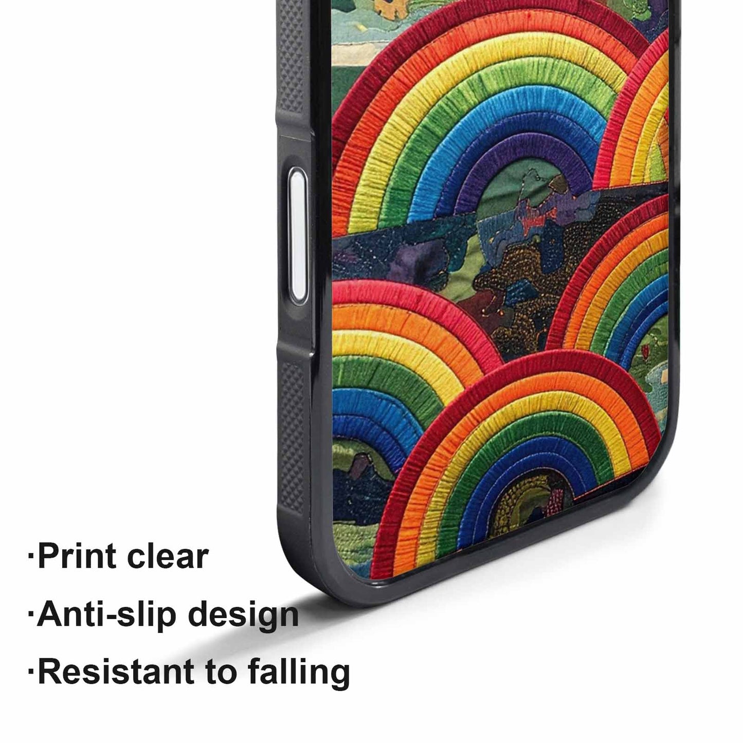 iPhone 17 Pro Case — Vivid Camo Rainbow Arc Camo, Custom Designed Case Cover
