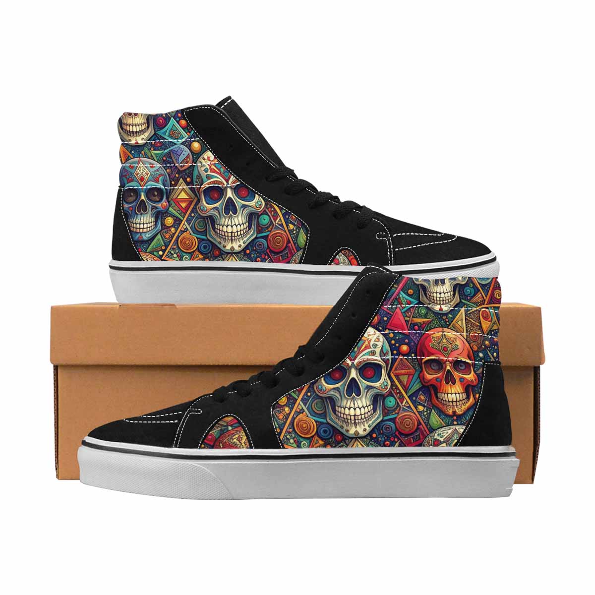 MEN'S Vibrant Skull Pattern 9 Ferion