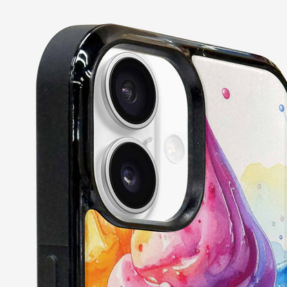 iPhone 16 Case — Melting Icecream Collage Custom Personalized Phone, Custom Made Phone Cover