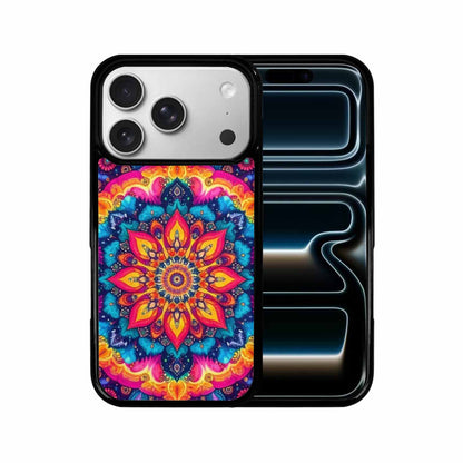 iPhone 17 Pro Case — Tie Dye Mandala Art Seamless Tie, Custom Made Phone Cover