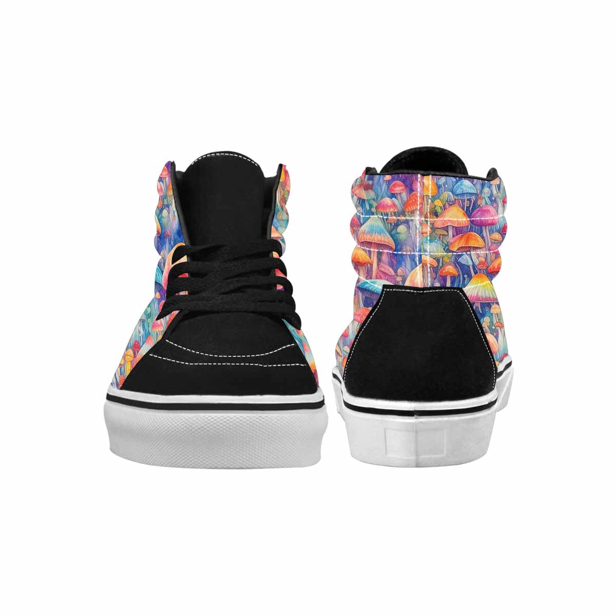 MEN'S Mushrooms  Tie Dye High Top Canvas Dreamcore Custom Shoes