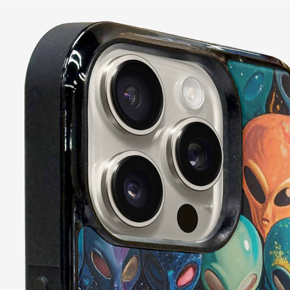 iPhone 16 Pro Case — Aliens Marblealiens Pattern Fjy, Custom Made Phone Cover
