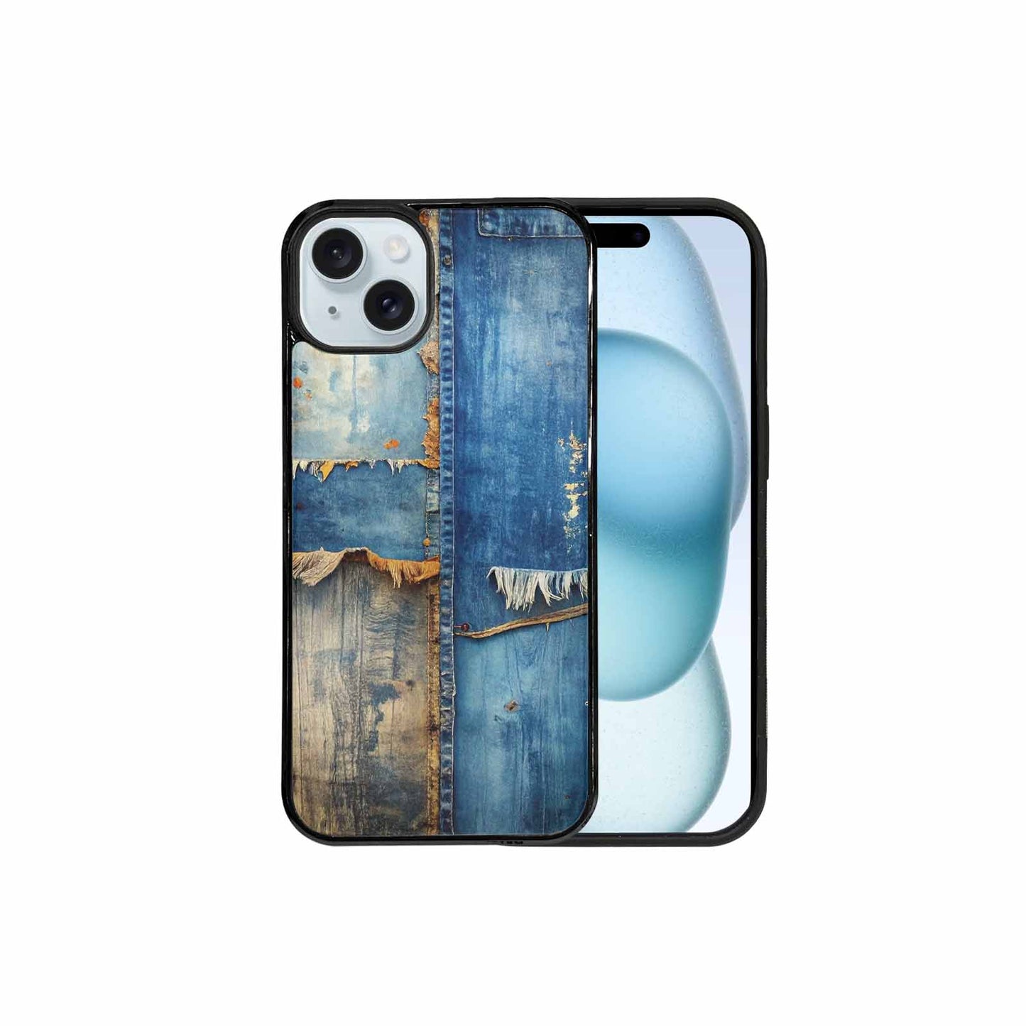 iPhone 15 Plus Case — Curve The Ripping Demin Tectures For, Original Design Phone Case