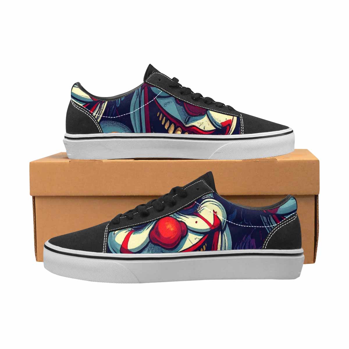 WOMEN'S Evil Clown Cartoon Canvas Lace-Up Y2K Shoes