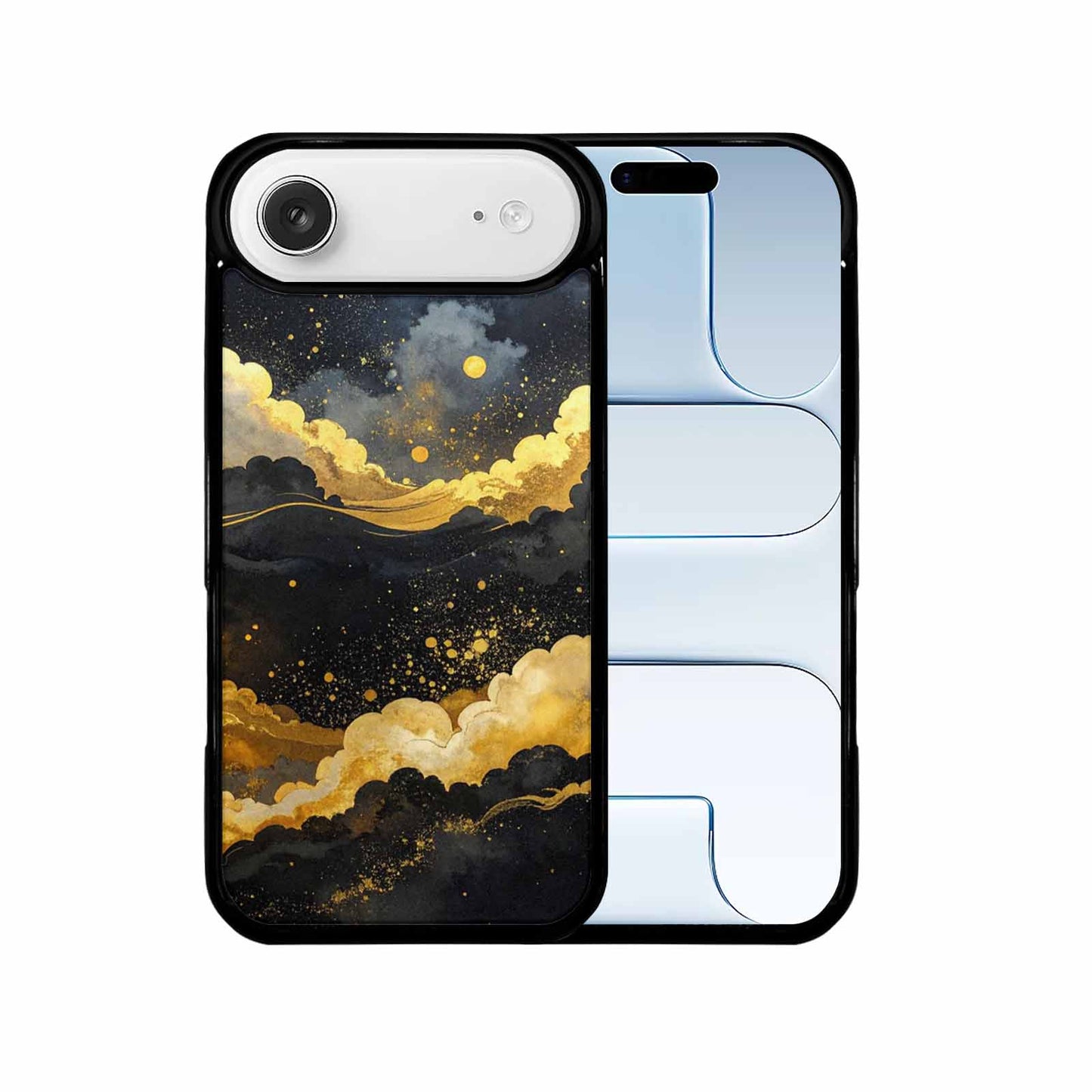 iPhone 17 Air Case — Seamless Repeating Pattern Of Overlapping Galaxy, Personalized Phone Case
