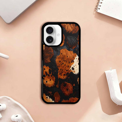 iPhone 17 Case — Small Cow Animal Print Animal Print, Custom Designed Case Cover