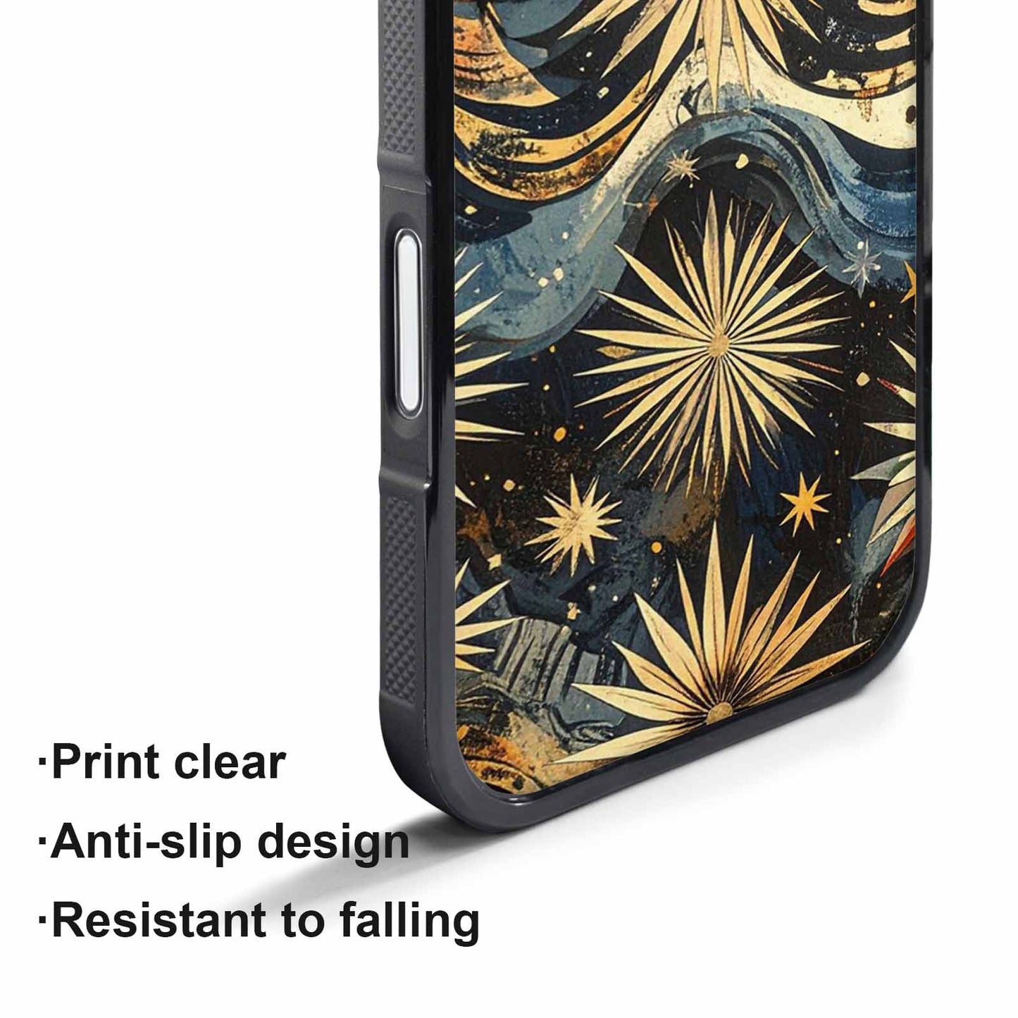 iPhone 17 Pro Case — Retro Zebra Print Star Animal Print, Custom Designed Case Cover