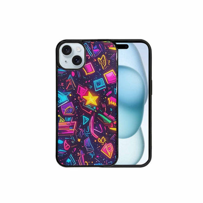 iPhone 15 Plus Case — 80s Retro Motif 80s Retro Motifs, Unique Phone Case Design