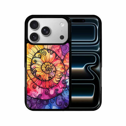 iPhone 17 Pro Case — Tie Dye Swirls Black White Tie, Custom Made Phone Cover