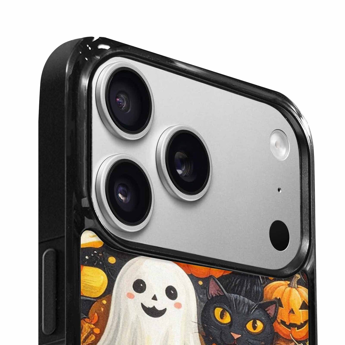 iPhone 17 Pro Max Case — Small Halloween Pattern, Randomly Original Art, Unique Phone Case Design