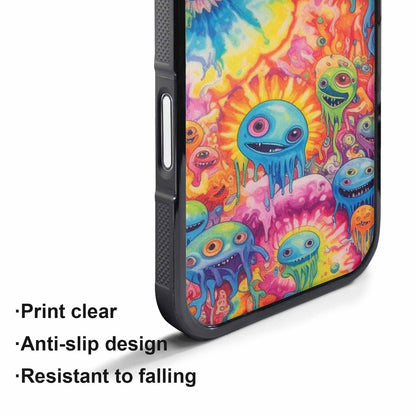 iPhone 17 Pro Max Case — Aliens Tie Dyemelting Aliens Tie Dye, Custom Art Phone Cover